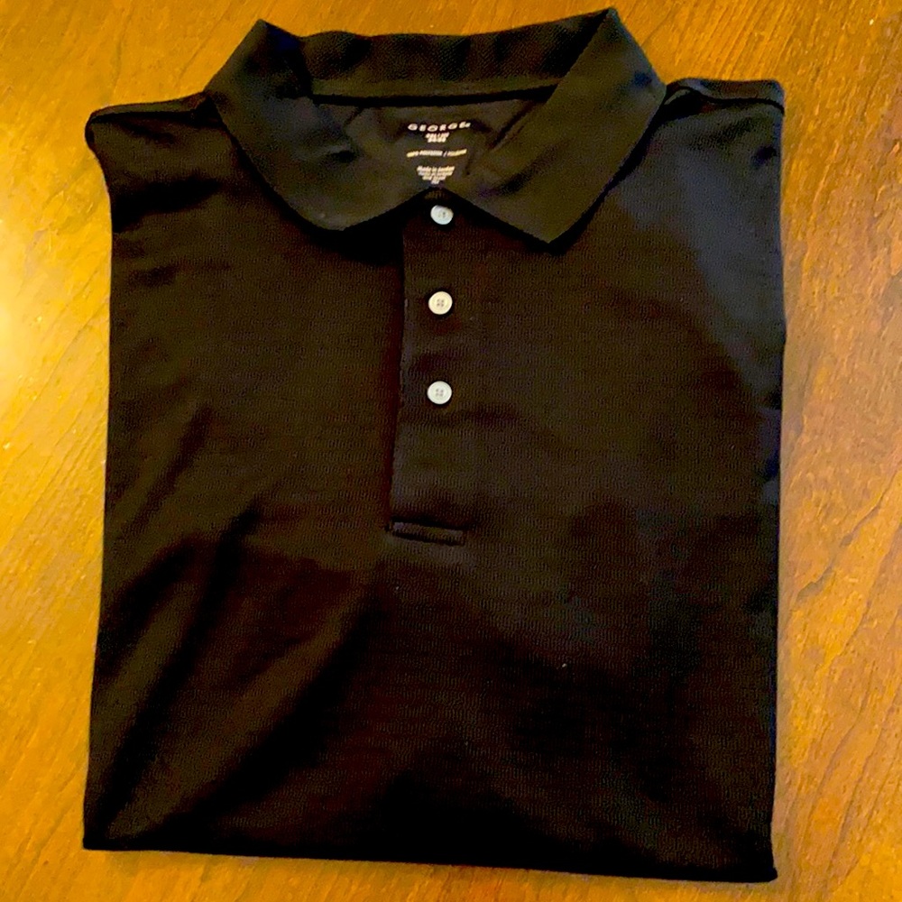Men’s black polo shirt - size 3 XL - new without tags!  Brand is George.